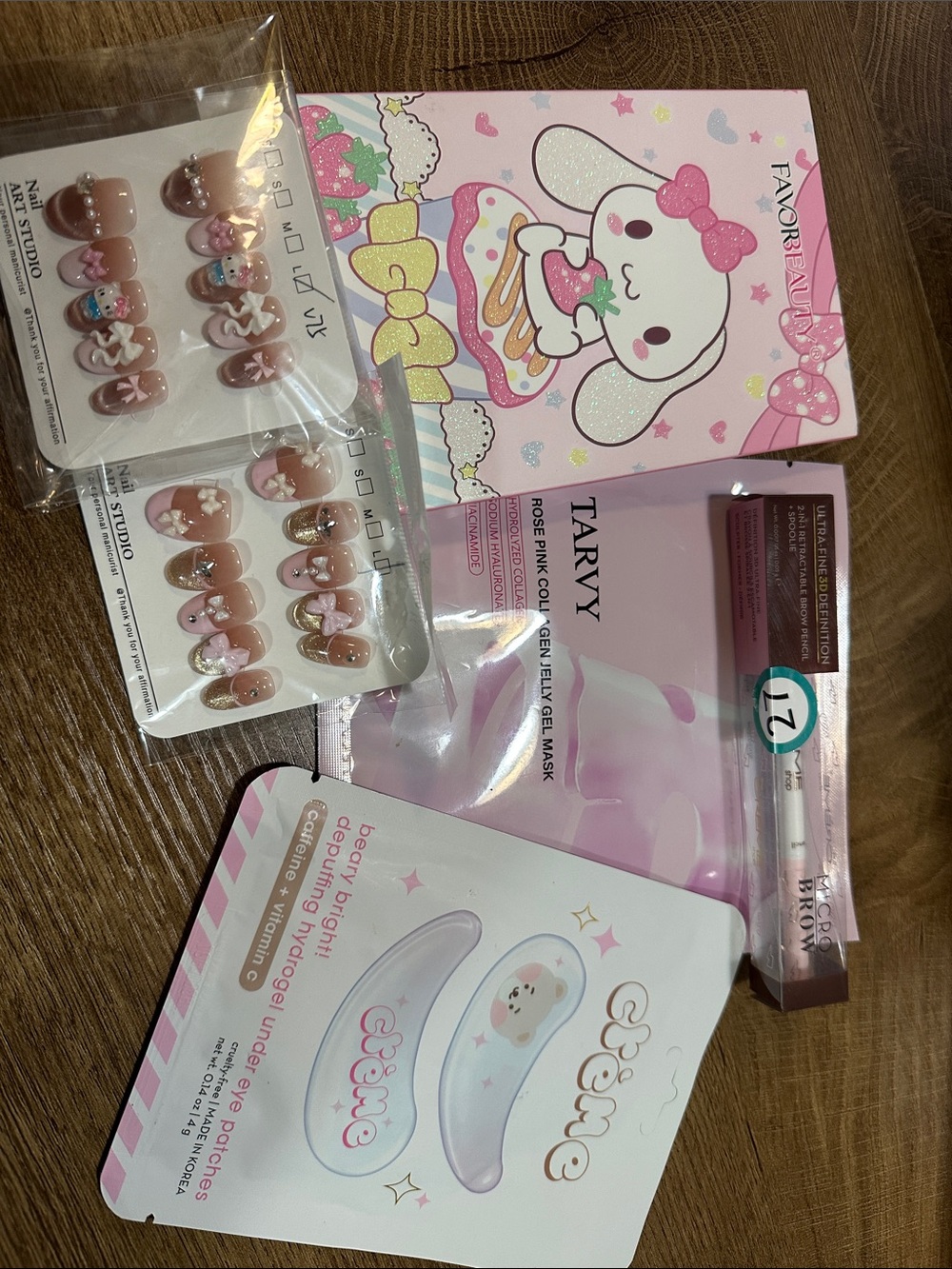 Kawaii Pink Bunny Cosmetic Gift Set